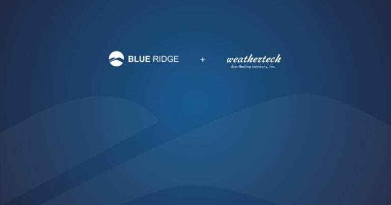 Weathertech Distributing velger Blue Ridge Global for å optimalisere beholdningen og forbedre kundeservicen