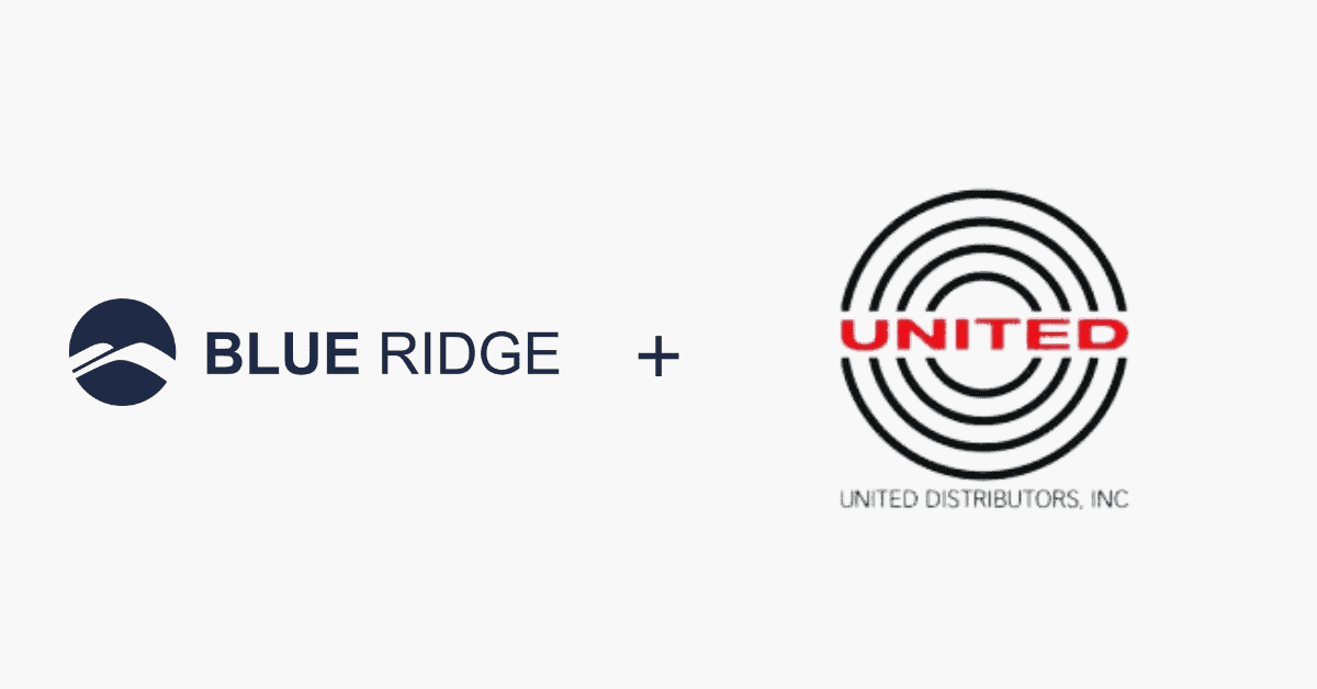 United Distributors Chooses Blue Ridge Supply Chain Solutions