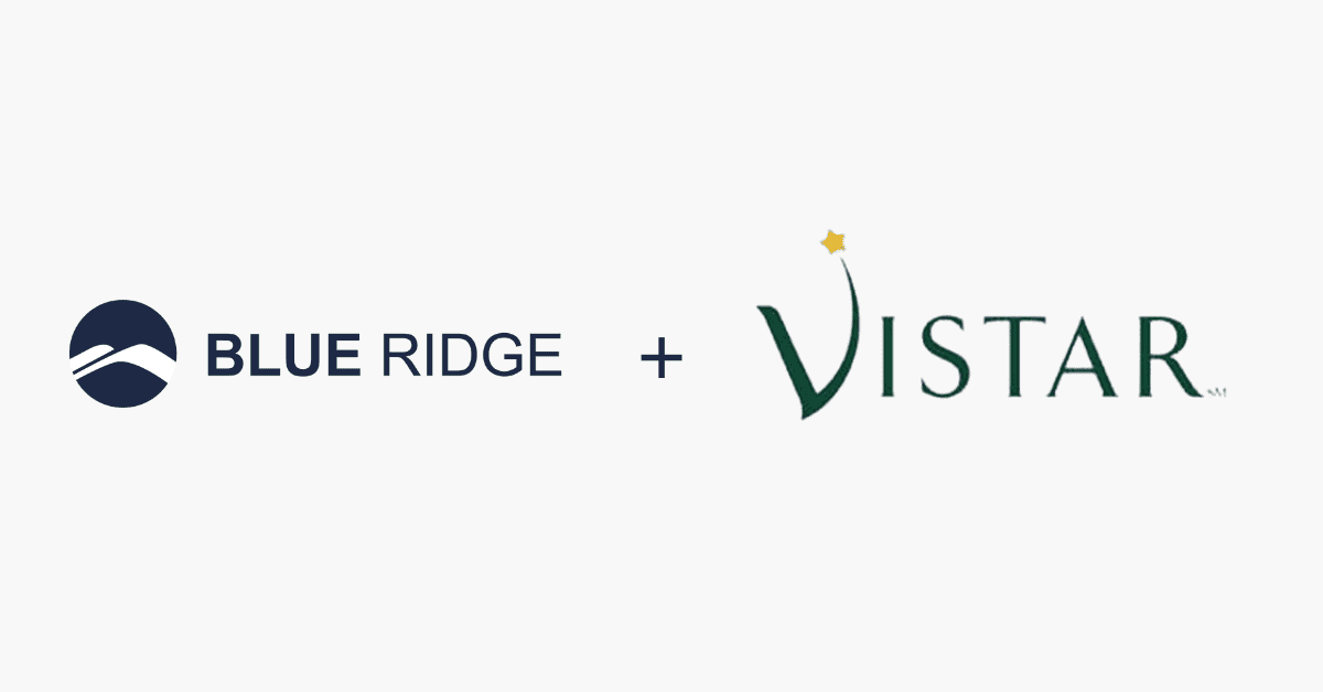 Vistar Recommends Blue Ridge’s Solution for Scalability, Configurability & Expertise